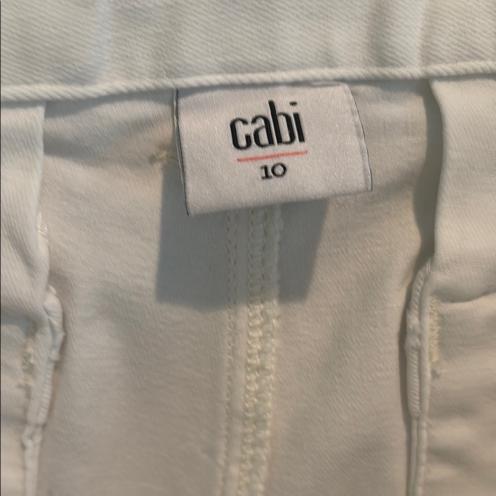 Cabi Lido White Jeans Classic Style